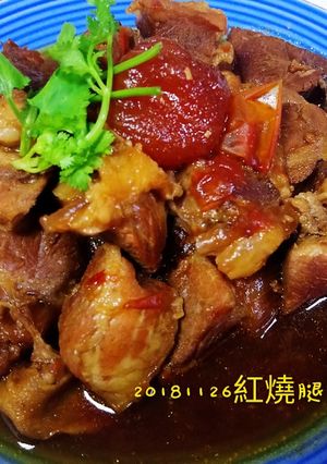 「台灣家常味」紅燒腿庫肉 的食譜成品照片