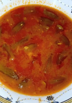 صورة لوصفة بامیه