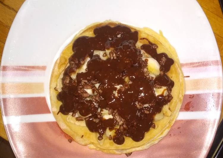 Crepes con plátano