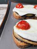CROSTINIS D'AUBERGINES