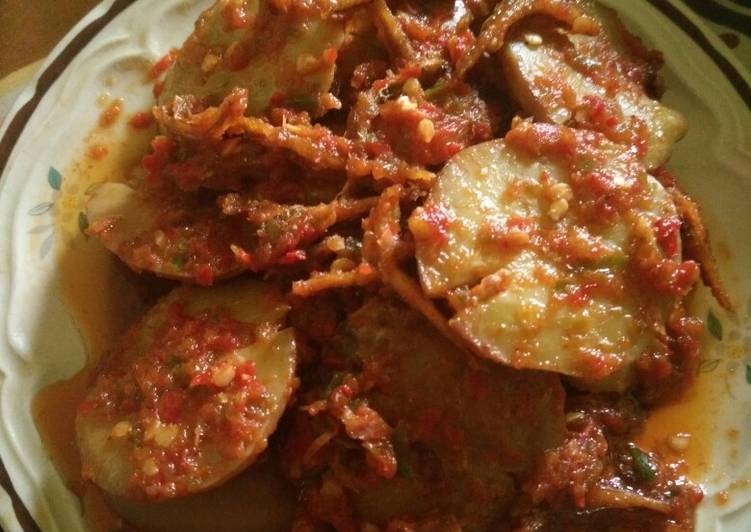 Resep Sambalado jengkol teri, Bikin Ngiler