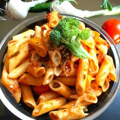 Penne Pasta in Arrabbiata sauce.. A picture of Penne Pasta in Arrabbiata sauce...