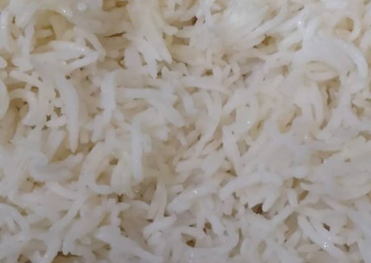 Simple Way to Prepare Ultimate Plain rice Cooking Basics for Newbies