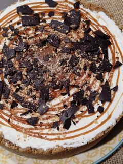 Una foto de Tarta fría de cucurucho de nata