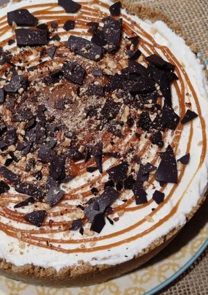 Una foto de Tarta fría de cucurucho de nata