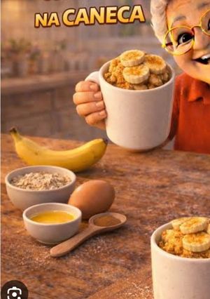 Foto de Bolo de Banana Fit no Micro-ondas