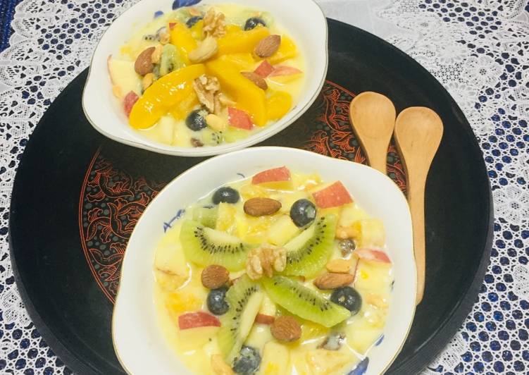 Súper Ensalada variada de frutas!