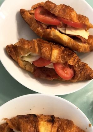Foto resep Croisant sandwich