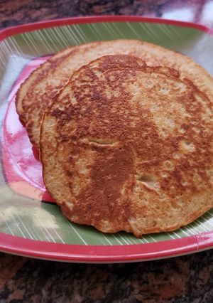 Una foto de Panquecas de avena y cambur