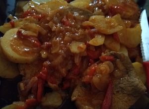 Una foto de Bifes a la criolla
