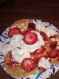 Strawberry waffles