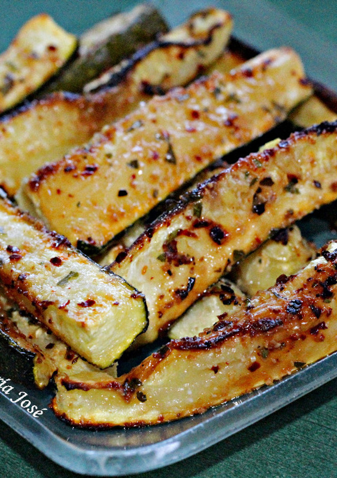 Una foto de Calabacines al horno