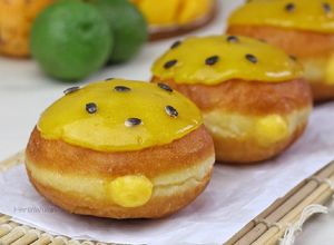 Foto resep Bomboloni (Mango Passion fruit and Bergamot)
