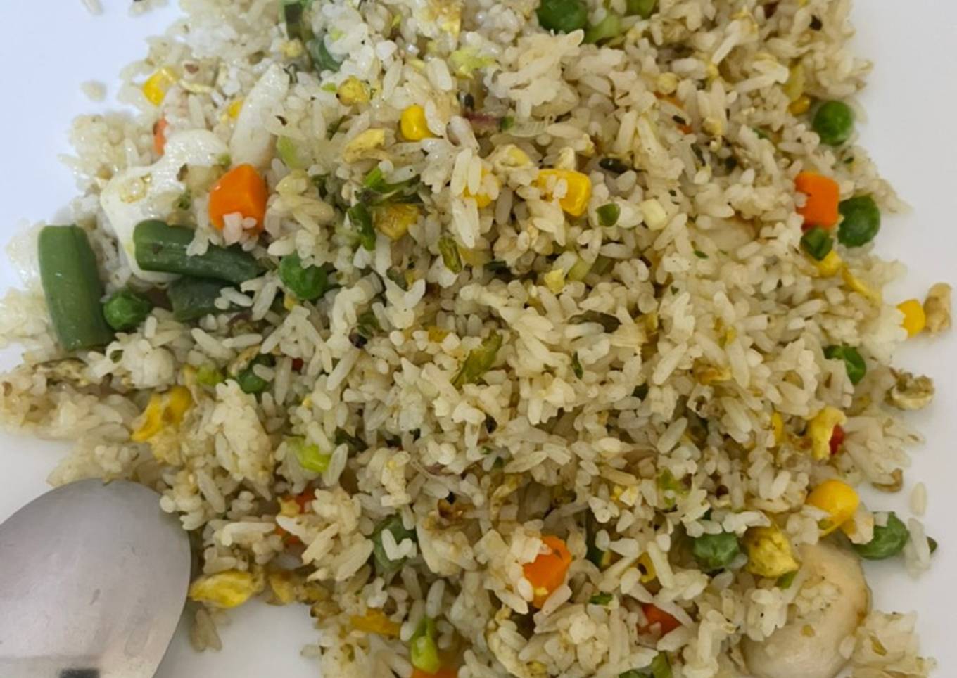 Nasi goreng seafood simple
