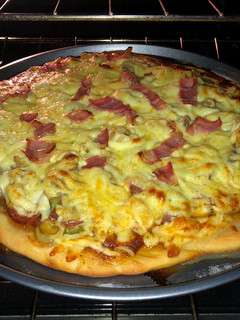 Una foto de Pizza casera