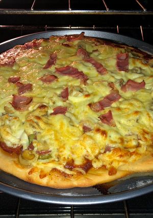 Una foto de Pizza casera