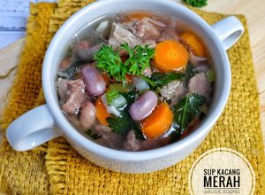 Foto resep Sup daging kacang merah