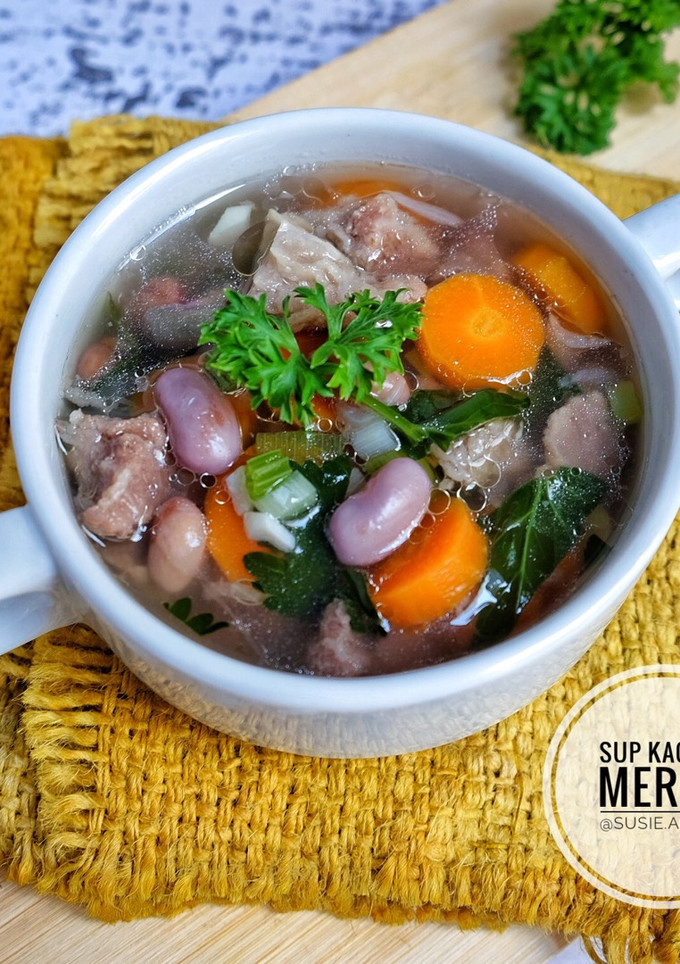 Foto resep Sup daging kacang merah