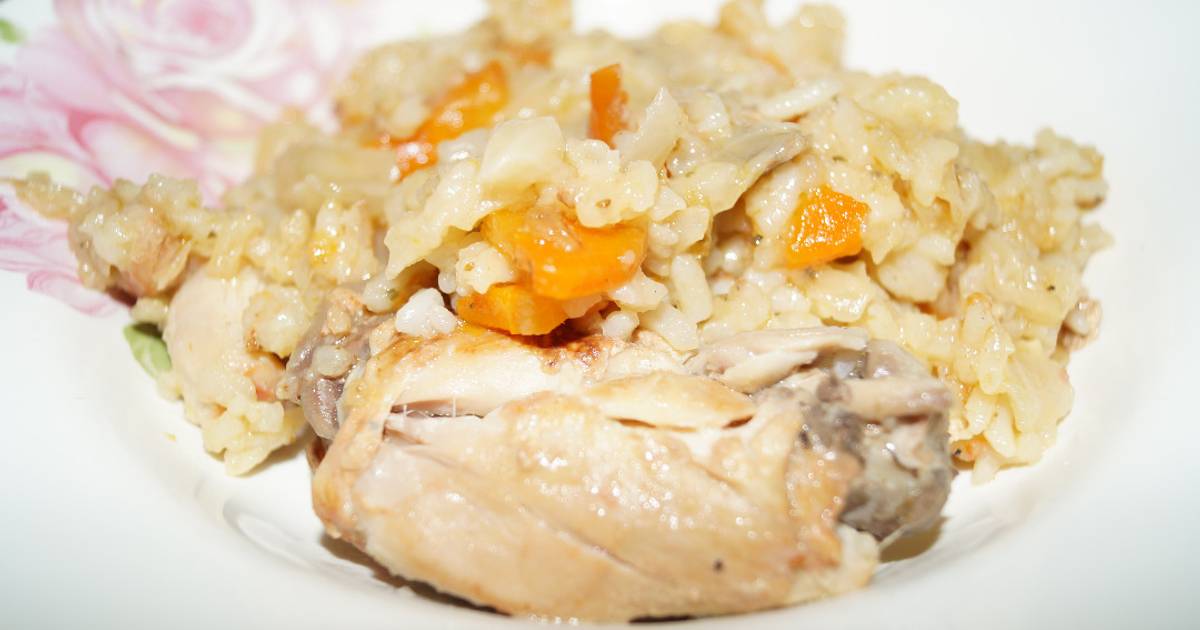 Курица С Овощами И Рисом Фото