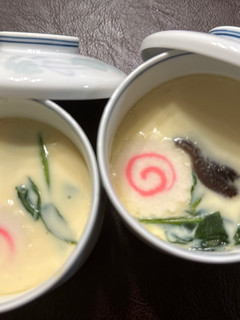 A picture of 茶碗蒸し Chawan mushi.