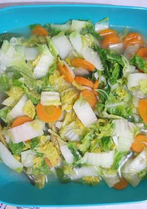 Foto resep Tumis sawi putih wortel