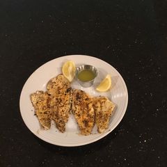 A picture of Grilled Fresh Flounder Fillets.