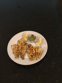 A picture of Grilled Fresh Flounder Fillets.