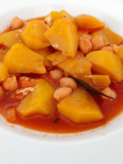 Una foto de Cazuela de garbanzos