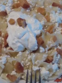 Túrós tészta recept fotója