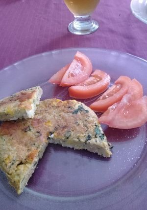 Una foto de Hamburguesas de garbanzos