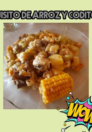 Una foto de Guisito de Arroz y Coditos 🥣