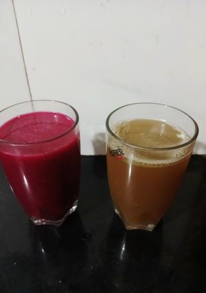 A picture of BCD & ACM juice.