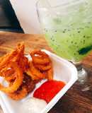 Onion ring & melon squash