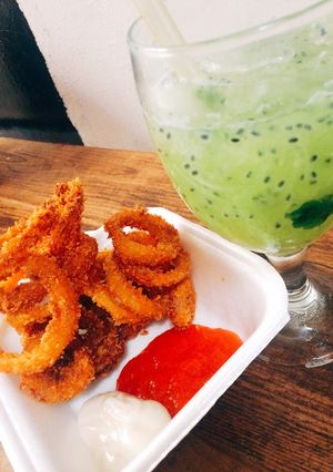 Foto resep Onion ring & melon squash