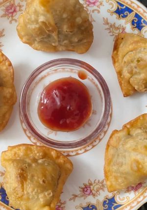 A picture of Matar Samosa.