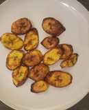 Plátanos maduros en air fryer