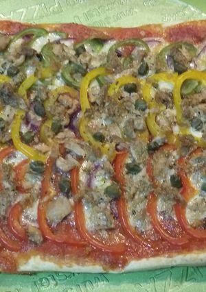 Foto principal de Pizza a los tres pimientos