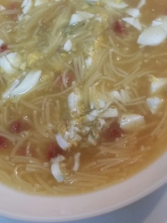 Una foto de Sopa de gallina