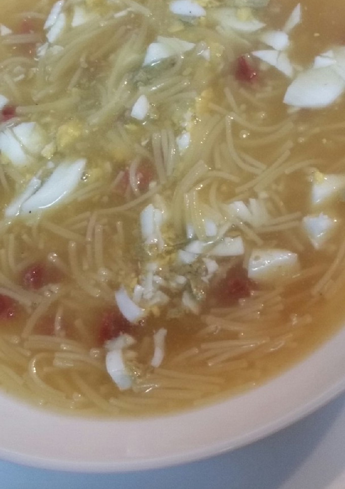 Una foto de Sopa de gallina