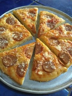 Foto resep Pizza teflon sosis