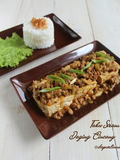 Foto resep Tahu Siram Daging Cincang