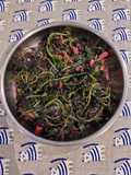 Sauteed Red Spinach