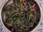 A picture of red spinach