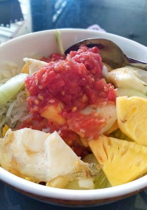 Foto resep Beberuk aik pindang (kuah pindang)