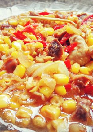 Foto resep Jagung Manis Ampela Masak Asam