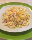 Ensalada de choclos con kani kama