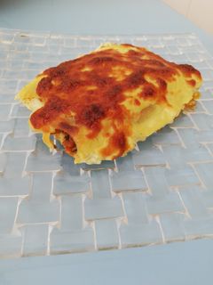 Una foto de Canelones de ternera y espinacas