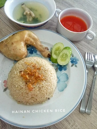 Langkah Gampang Membuat Resep Hainan chicken rice #pekaninspirasi yang Menggugah Selera Anti Ribet, Lezat