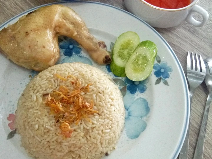 Cara Gampang Membuat Resep Hainan chicken rice #pekaninspirasi yang Bisa Manjain Lidah Anti Ribet, Lezat