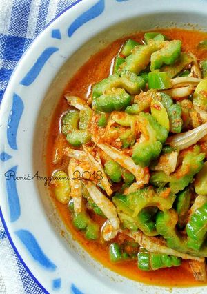 Foto resep Paria Teri Masak Pedas